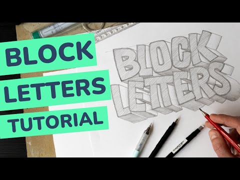 How to Draw Block Letters: A Beginner’s Guide to Sans Serif Lettering