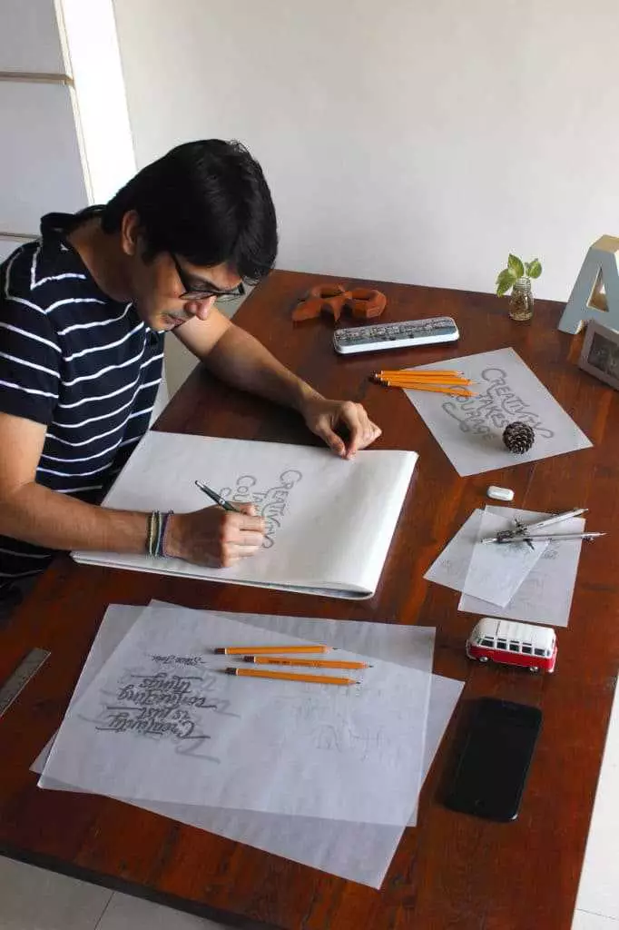 Hand lettering for beginners 2 tutorial -lettering daily