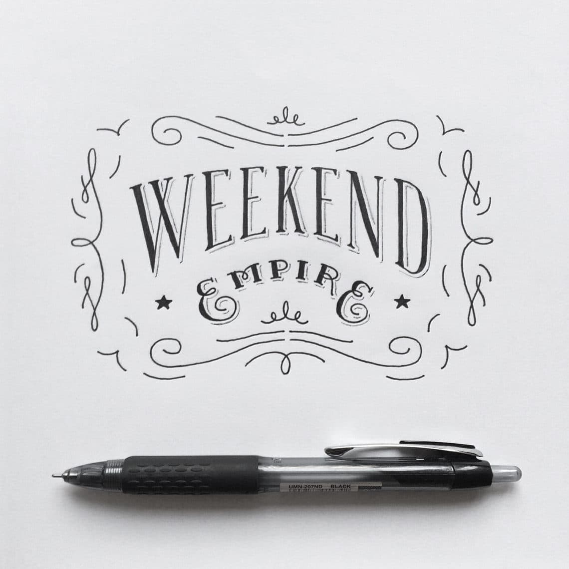 Hand lettering for beginners 2 tutorial -lettering daily