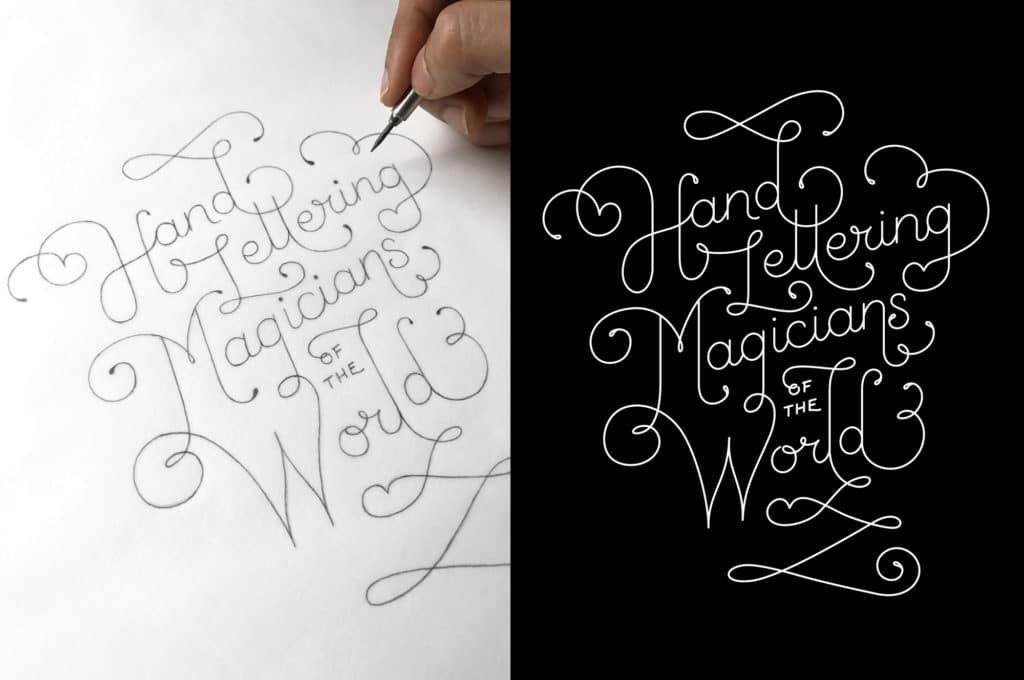 Hand lettering for beginners 2 tutorial -lettering daily