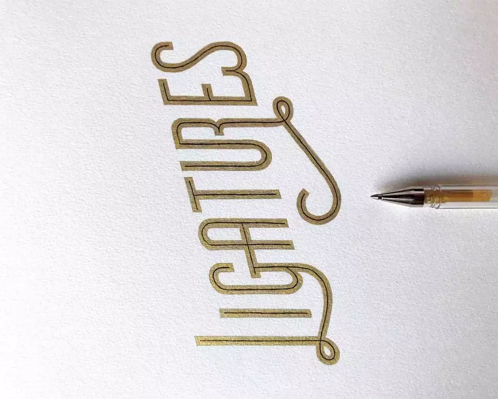 Hand lettering for beginners 2 tutorial -lettering daily