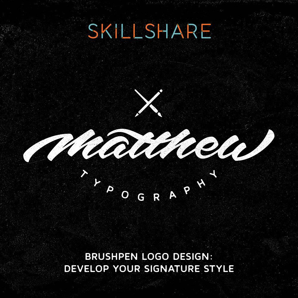 brush pen logo design course review - Lettering Daily