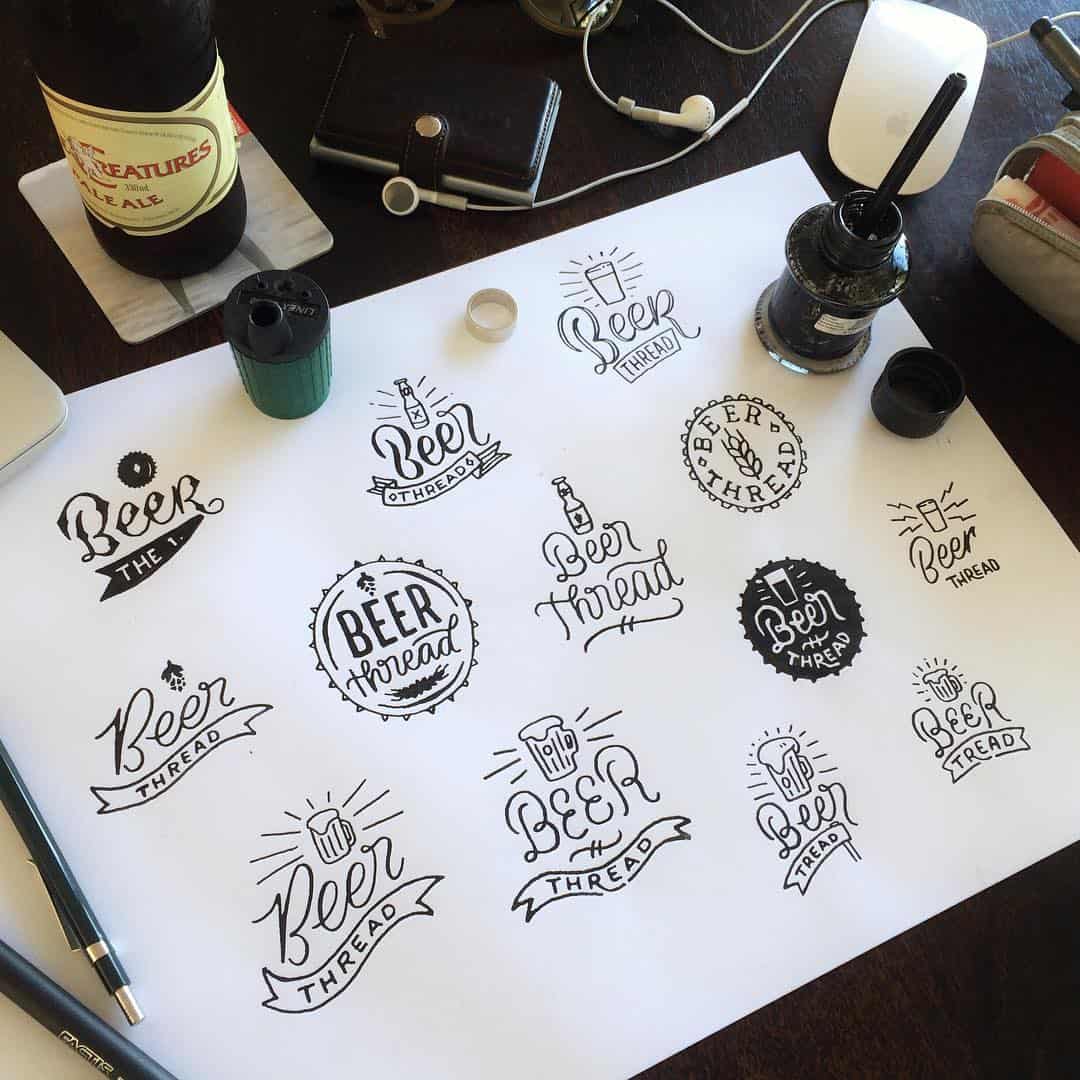 brush pen logo design course review – Lettering Daily brush pen logo design course review - Lettering Daily