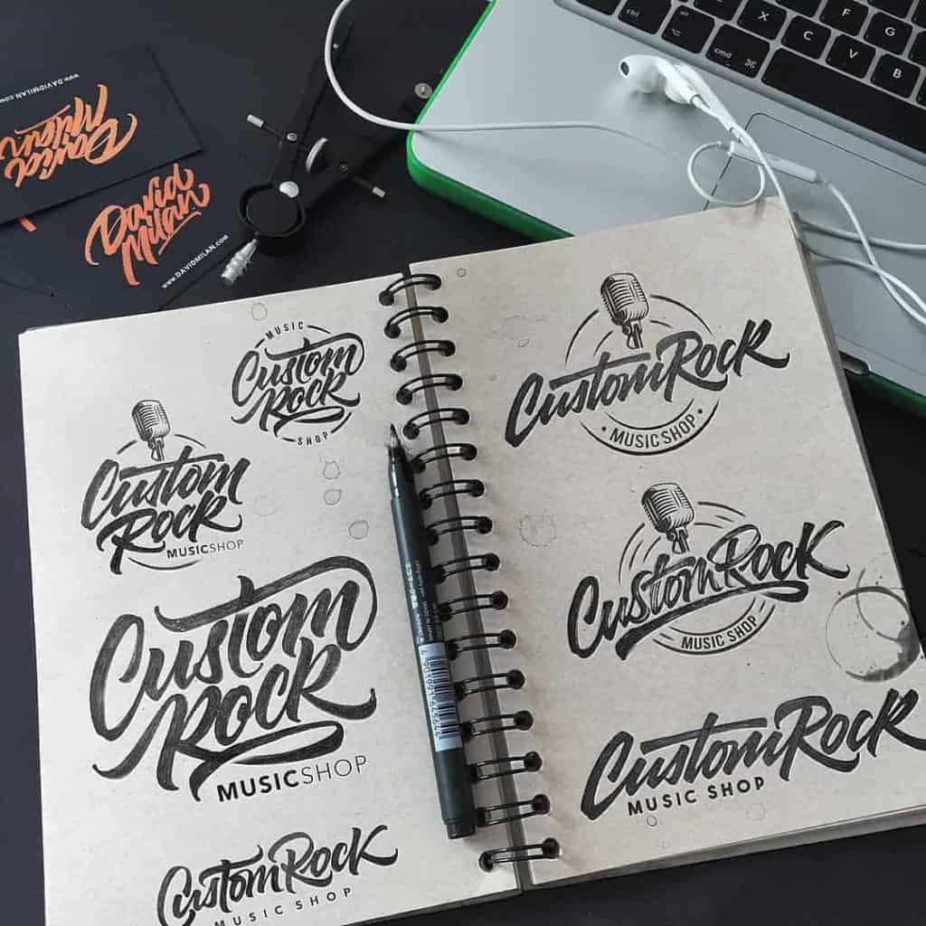 David Milan hand lettering interview - Lettering Daily -min
