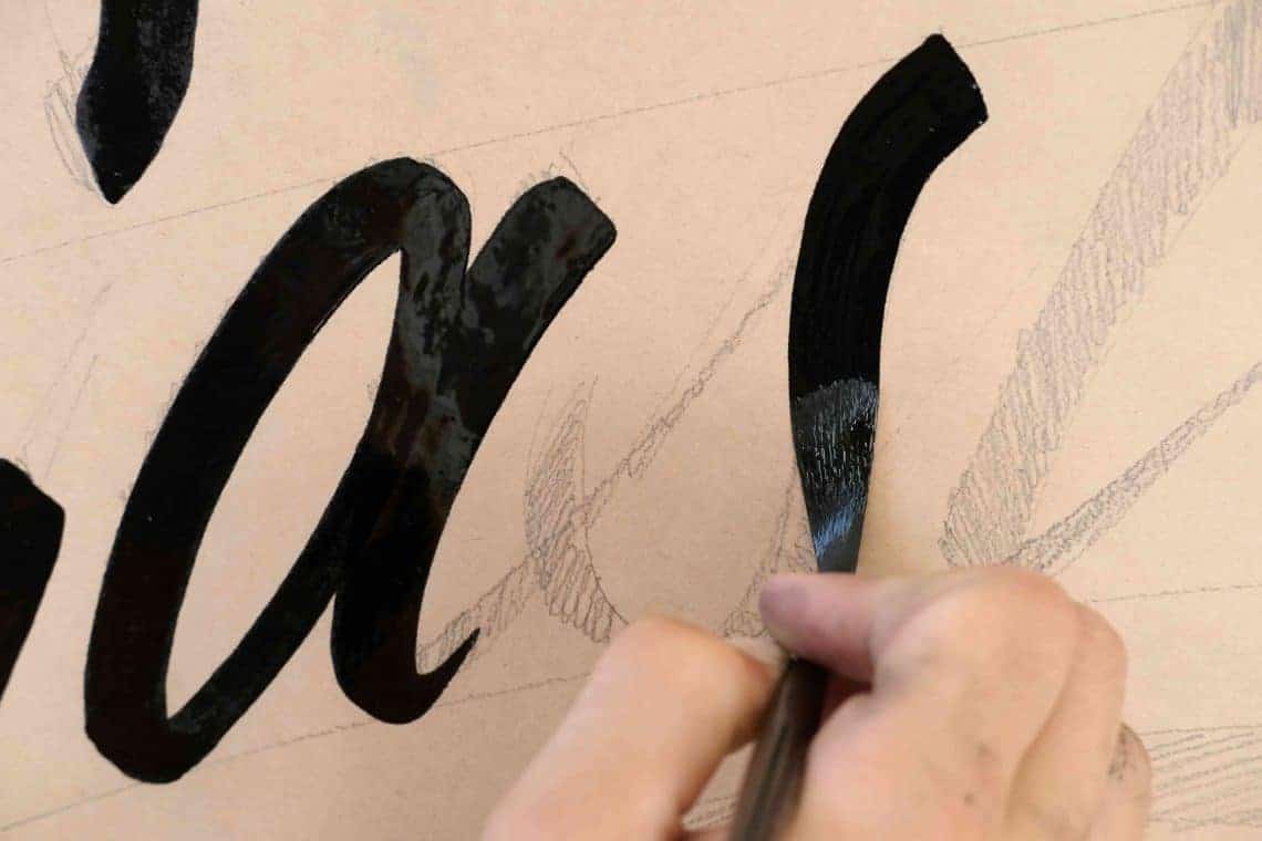 Learning sign painting - Lettering Daily