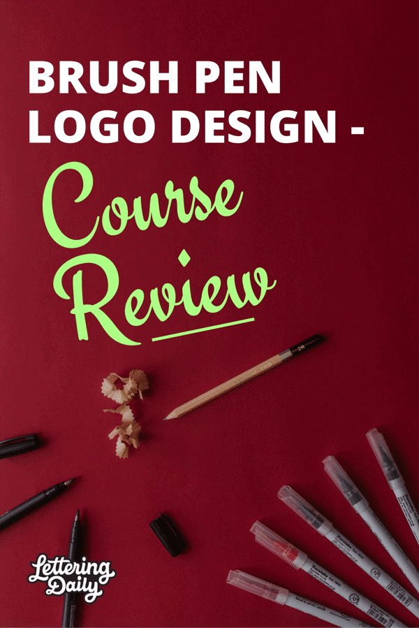 brush pen logo design course review - Lettering Daily