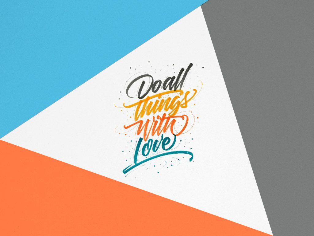How to present your hand lettering and calligraphy - Lettering Daily