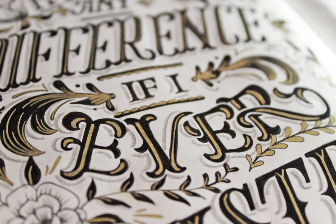 Improve your hand lettering layout with these 5 EASY steps - Lettering Daily