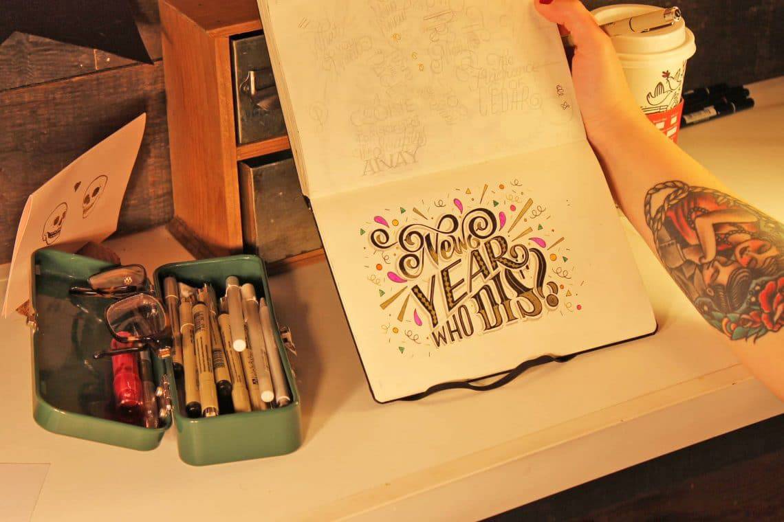 Improve your hand lettering layout with these 5 EASY steps - Lettering Daily