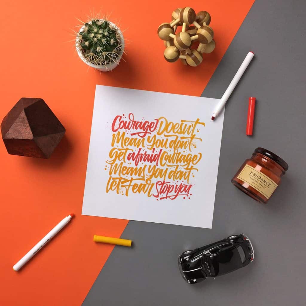 How to present your hand lettering and calligraphy - Lettering Daily