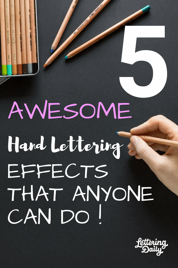 10 Hand Lettering Enhancements Anyone Can Do - Every-Tuesday