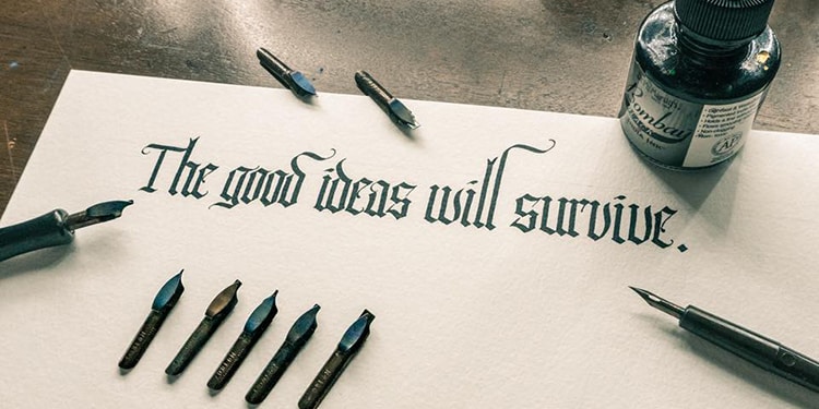 Blackletter calligraphy - lettering daily