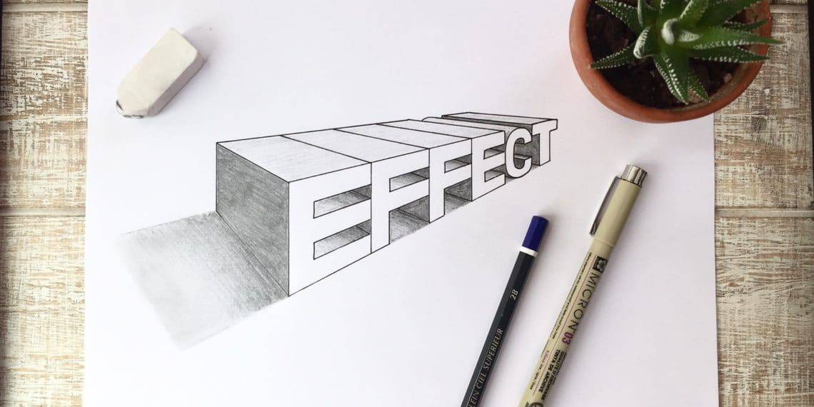 How To Draw Letters In Perspective - 2018 Lettering Daily