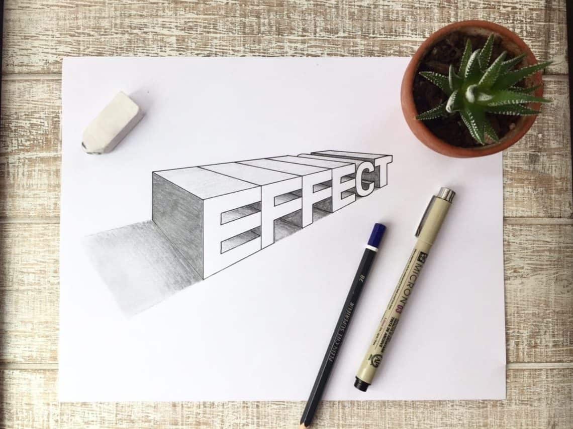 How To Draw Letters In A 2 Point Perspective 2019