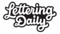 better hand writing The Lettering Daily Logo