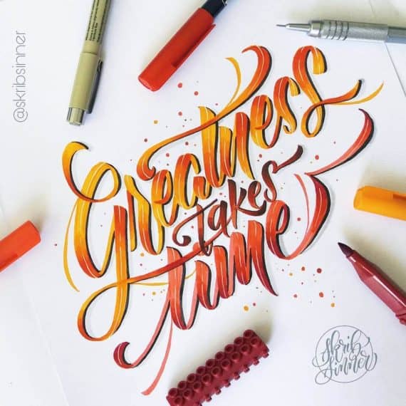 How To Shade Your Lettering (5 AWESOME Ways - 2018)