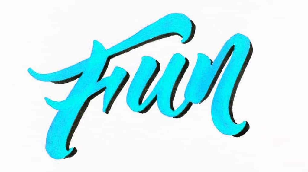 How To Shade Your Lettering (5 AWESOME Ways - 2018)