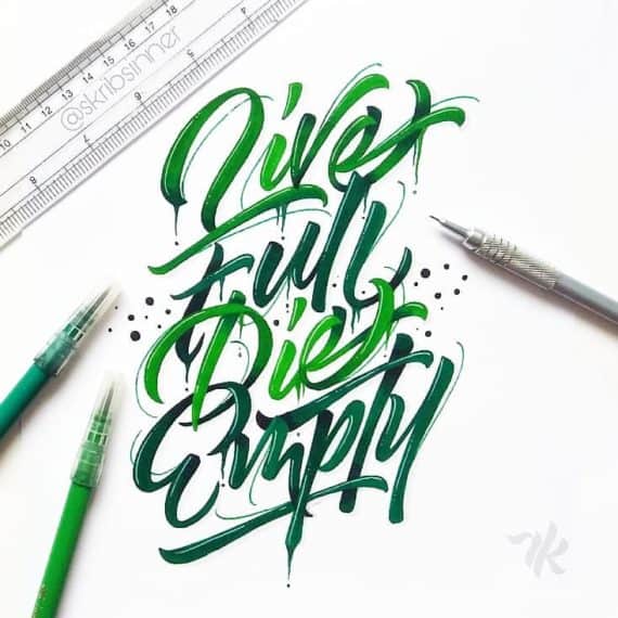 How To Shade Your Lettering (5 AWESOME Ways - 2018)