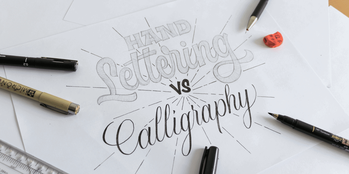 The Difference Between Hand Lettering And Calligraphy Lettering Daily