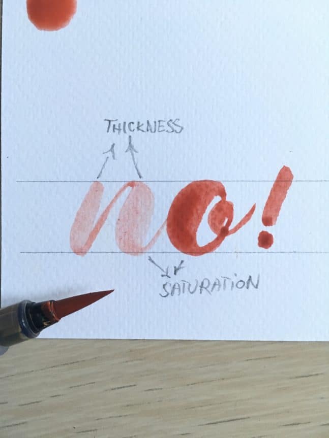 HOW TO DO water brush lettering - Lettering Daily
