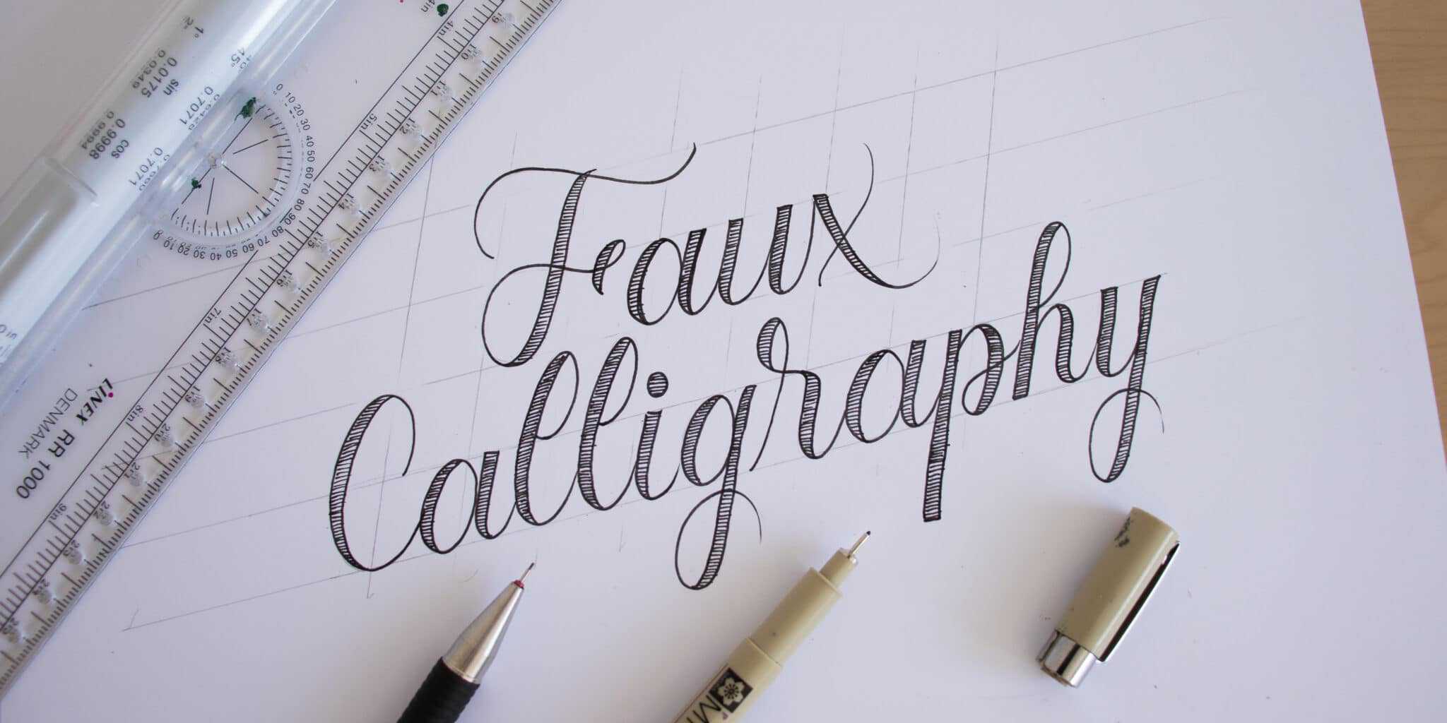 Printable Calligraphy Guide - fine