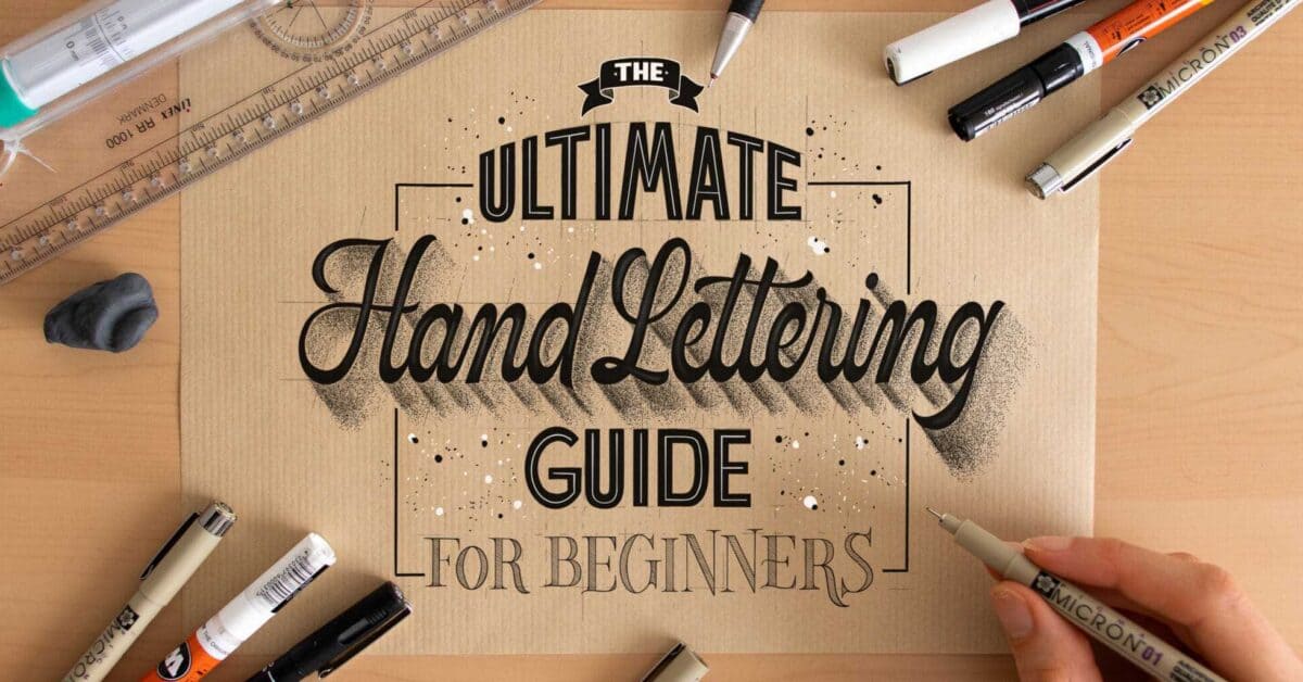 Hand Lettering Guide