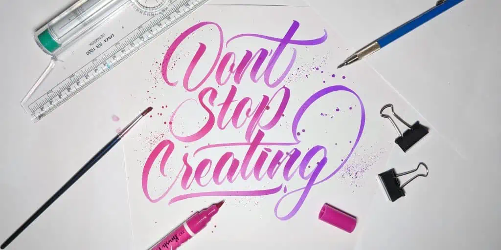 5 ways you can add a gradient effect to your lettering - Lettering Daily