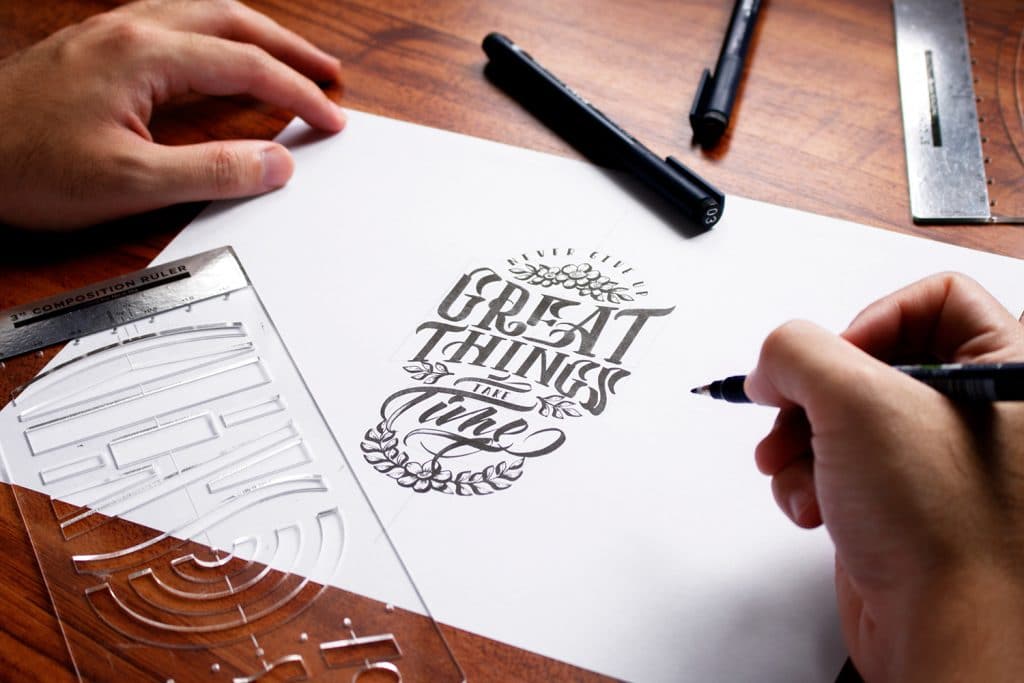 This tool will help you improve your lettering composition - Lettering Daily