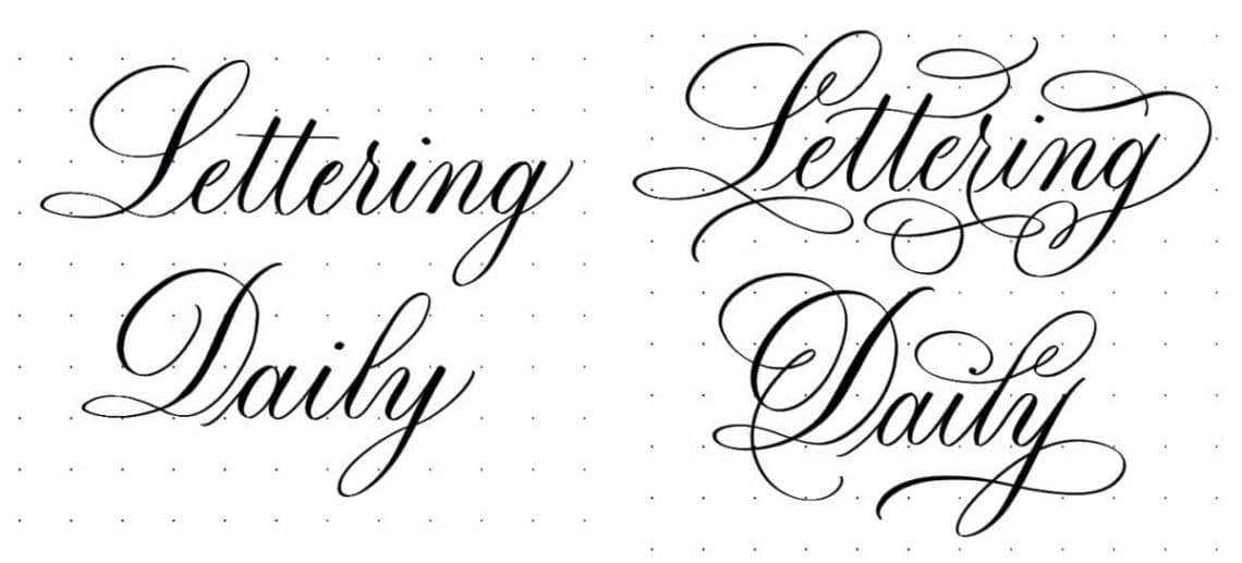 How To Do Calligraphy Flourishing Free Worksheets Lettering Daily