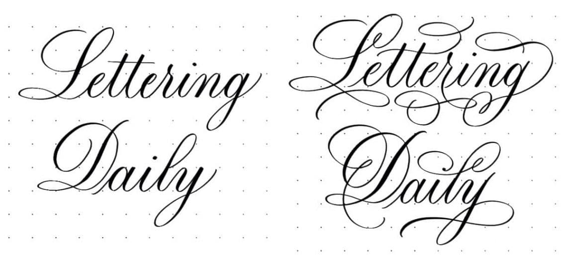 How to get started with calligraphy flourishing - Lettering Daily