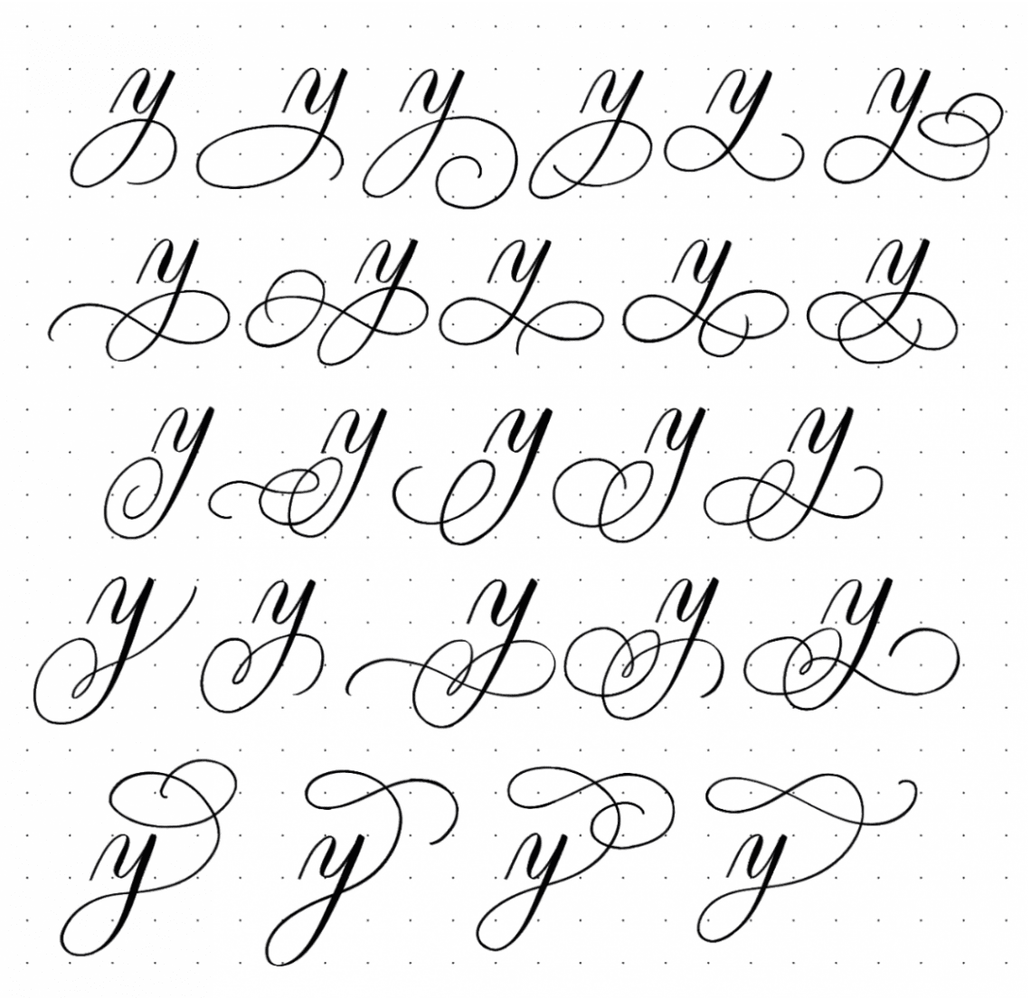 How to get started with calligraphy flourishing - Lettering Daily