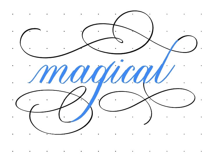 How to get started with calligraphy flourishing - Lettering Daily