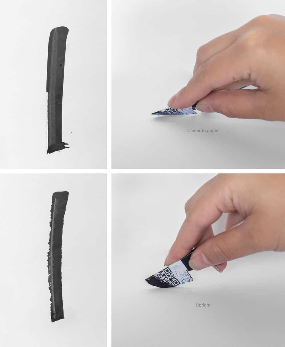 How to make a DIY folded calligraphy pen - Lettering Daily