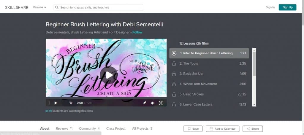 21 OF THE BEST CLASSES FOR LETTERING & CALLIGRAPHY - Lettering Daily
