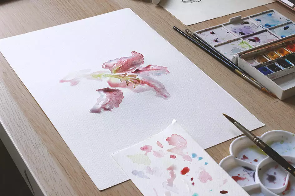 2019-04-04 10.29.59 How to create watercolor flowers - Lettering Daily