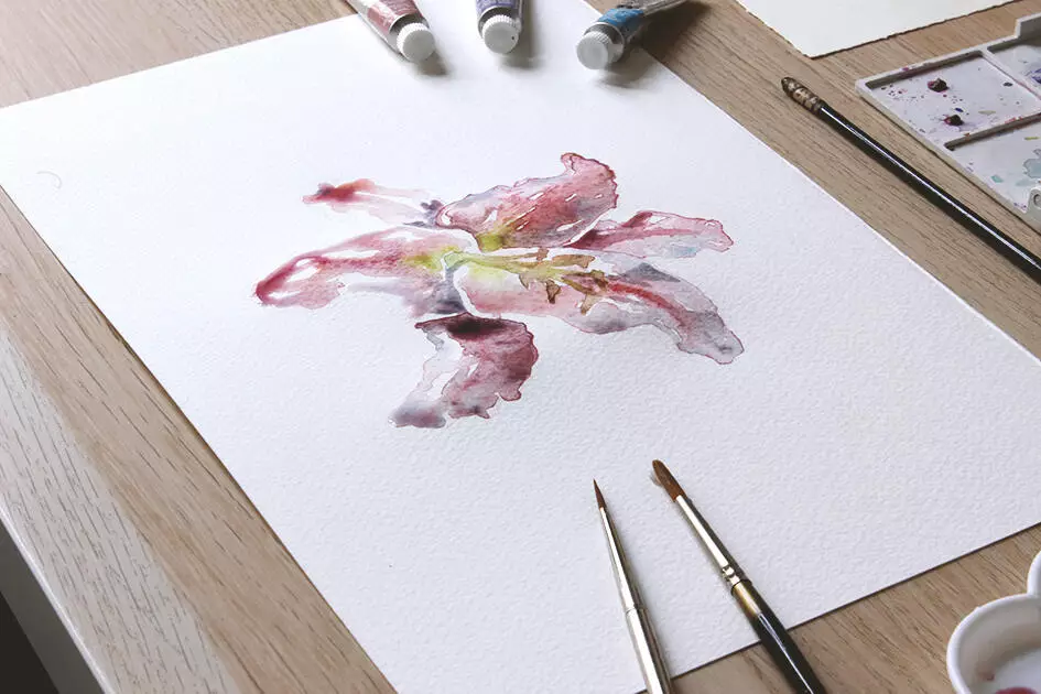 2019-04-04 10.41.47 How to create watercolor flowers - Lettering Daily