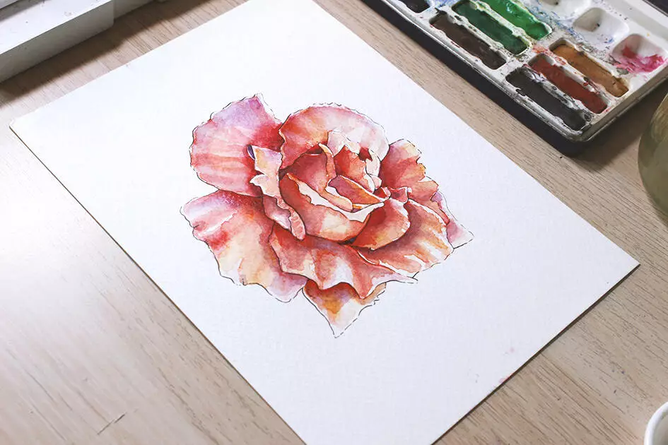2019-04-07 09.52.08 How to create watercolor flowers - Lettering Daily