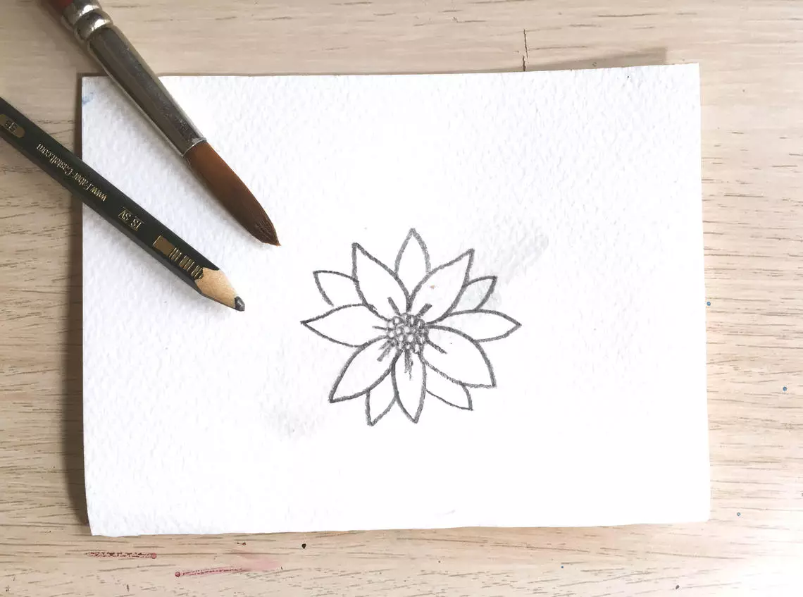 IMG_6884 How to create watercolor flowers - Lettering Daily
