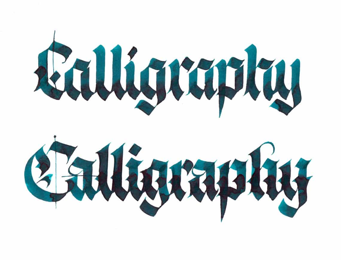 Western calligraphy discount