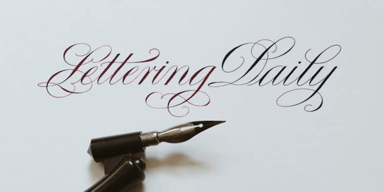 Calligraphy And Lettering Tutorials For Beginners | Lettering Daily