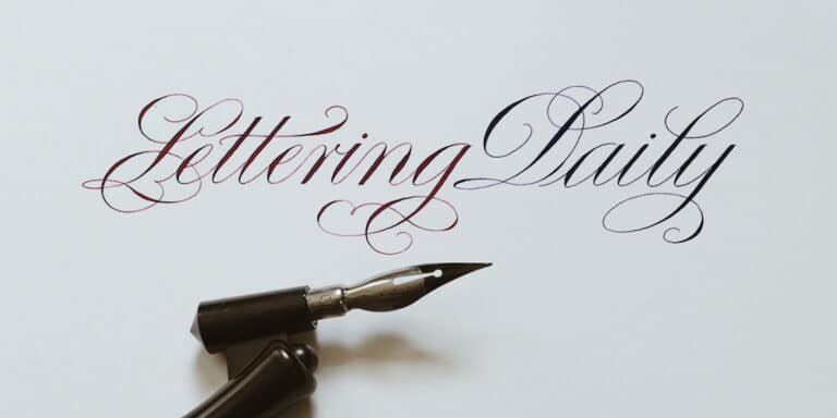 Copperplate Calligraphy For Beginners (+FREE Worksheets)