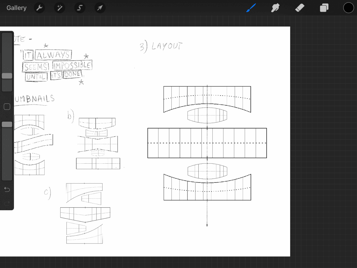 Lettering grid discount