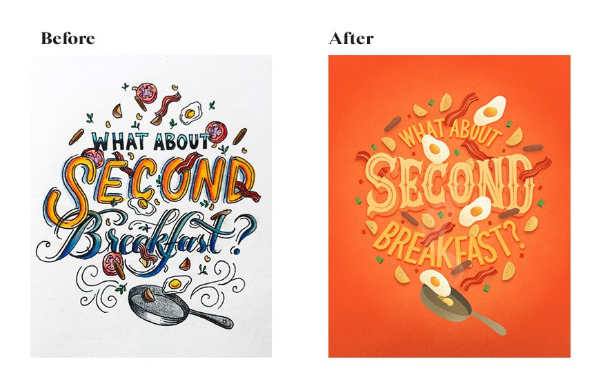 How to color your lettering - Lettering Daily