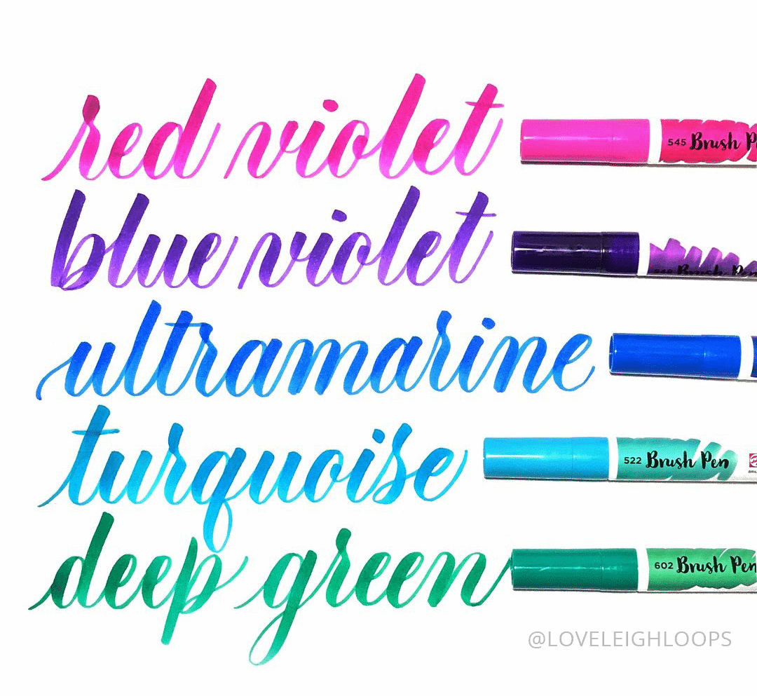 Brush Pen Lettering & Calligraphy Complete Beginner's Guide — Loveleigh  Loops