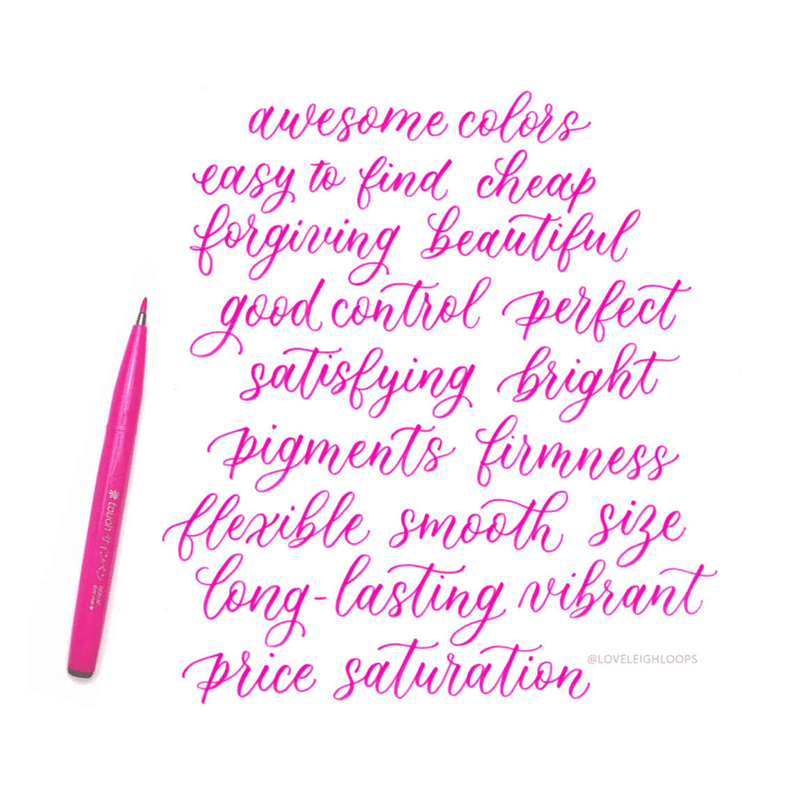 Brush Pen Lettering & Calligraphy Complete Beginner's Guide — Loveleigh  Loops