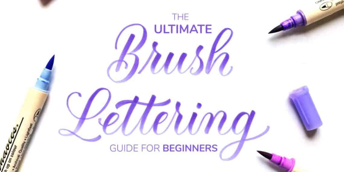 Brush Lettering Workbook A Step by Step Guide for Beginners 56 Pages With 3  Alphabets, Brush Calligraphy Words and Quotes 