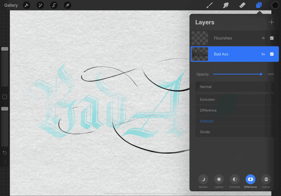 30 Calligraphy & Lettering Guides – Print & Procreate