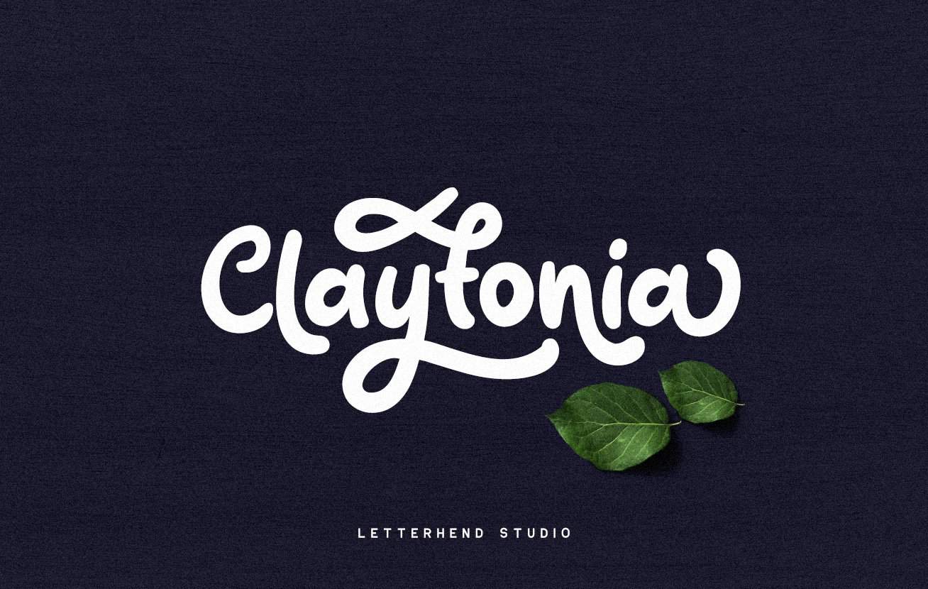 Claytonia-Bold-Script-calligraphy font