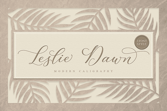 leslie_dawn font cover