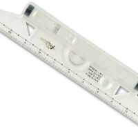 Acurit Rolling Ruler Measuring Rolling Ruler, Used for Drafting, Measuring, Drawing, Art - Rolling Ruler 12 Inch